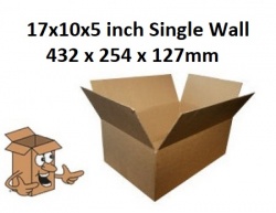 Cardboard postal boxes 17x10x5 inch
